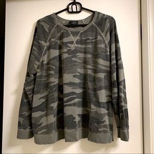 Lucky Brand Camo long sleeved Top